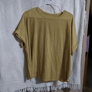 Women's cuffed sleeve oversized shirt